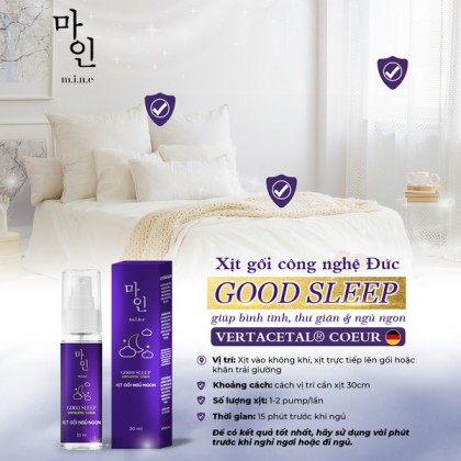 Xịt gối ngủ ngon Mine Good Sleep 30 ml