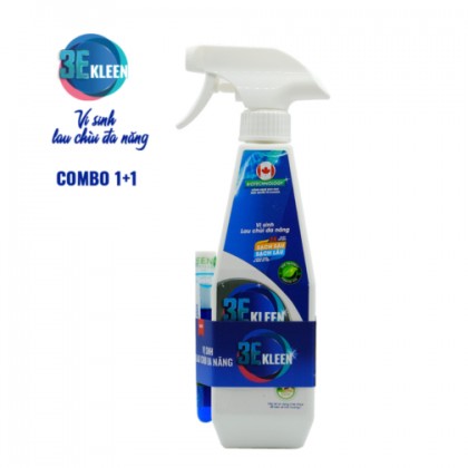 Bộ vi sinh lau chùi đa năng 3E Kleen (01 Chai 500ml + 01 ống 5ml)