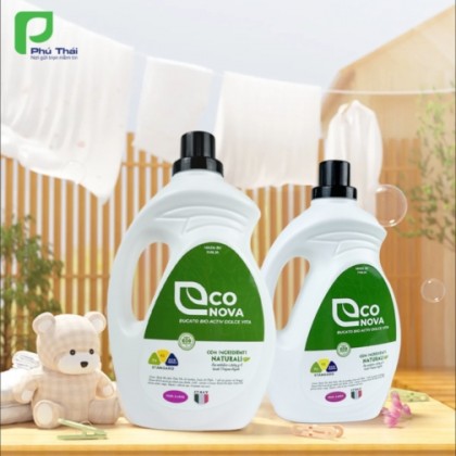 Nước giặt thảo mộc đa năng - Econova Bucato 2 in 1 Bio Activ Dolce Vita